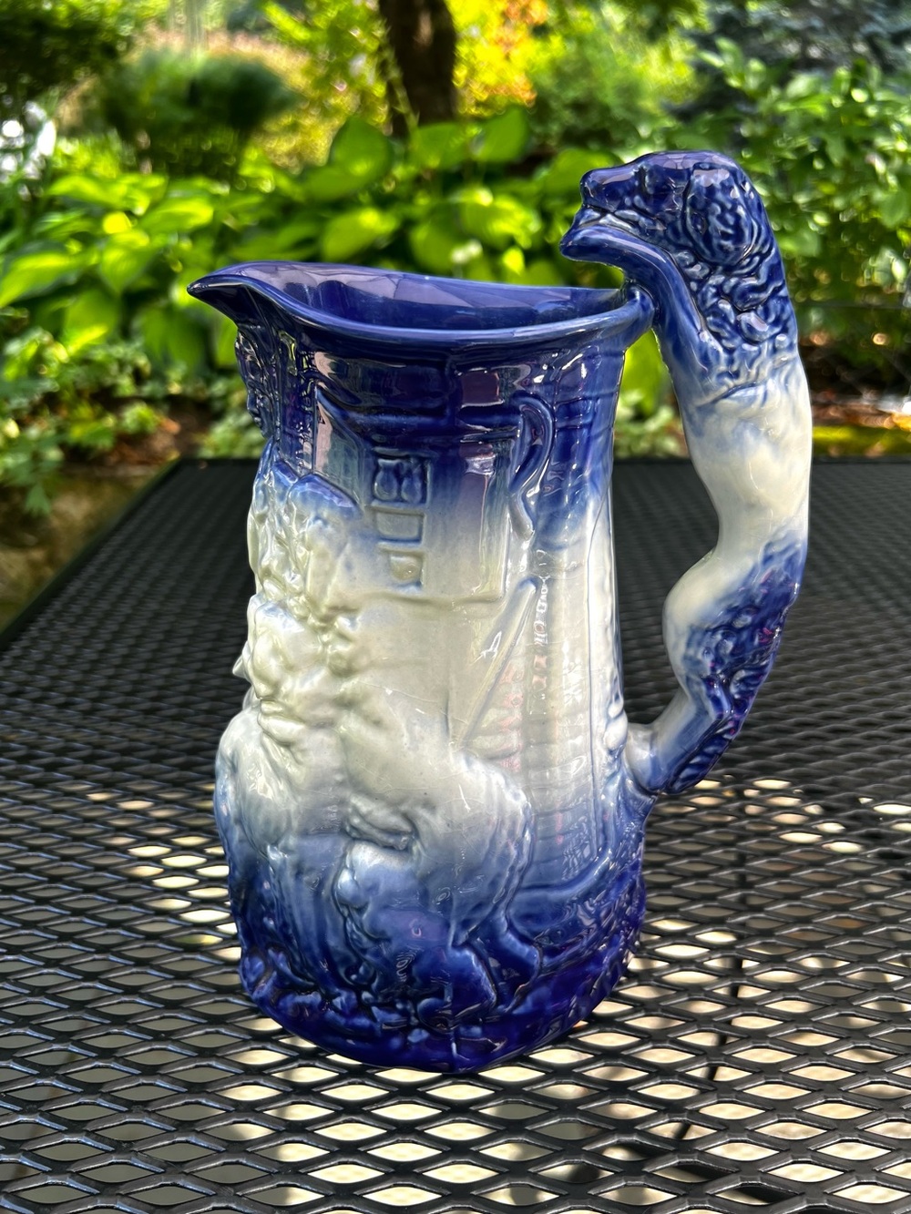 VINTAGE MID-CENTURY BURLEIGH IRONSTONE PITCHER